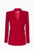 Double Breasted Jacket Red